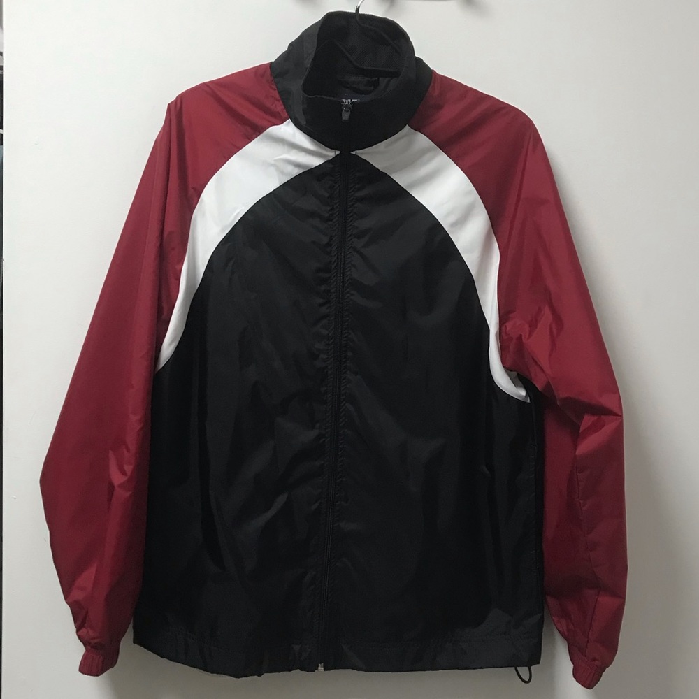 Nice Sporty Lightweight Nylon Zipper Graphite Sport Jacket! - Picture 3 of 8